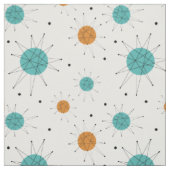 Turquoise Orange Franciscan Sternexplosion Mitte J Stoff (Muster)