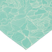 Turquoise-Peony-Muster Tischdecke (Schrägansicht)