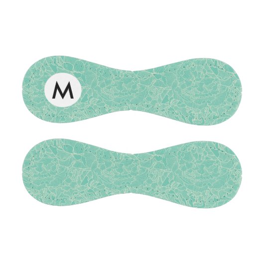 Turquoise Peony Pattern Baseball (Paneele)