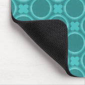 Turquoise Quirky Charm Mousepad (Ecke)