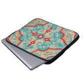 turquoise red laptopschutzhülle (Vorne Knopf)
