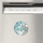 Turquoise Rock Magnet (In Situ (Geschirrspüler))