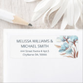 Turquoise Rose Gold Flower |  Wedding (Insitu)