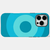 Turquoise Runde Apple iPhone 16 Pro Max Fall Case-Mate iPhone Hülle (Rückseite (Horizontal))
