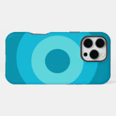 Turquoise Runde Apple iPhone 16 Pro Max Fall Hülle (Rückseite (Horizontal))