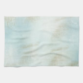 Turquoise Shabby Peacock Geschirrtuch (Horizontal)