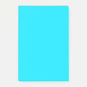 Turquoise Sky Blue Color Customize This! Post-it Klebezettel