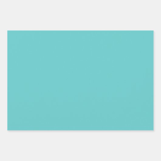 Turquoise Star Tiles Geometric Geschenkpapier Set (Vorderseite 2)