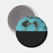 Turquoise Stone Gold und Black Magnet (Vorderseite/Rückseite)