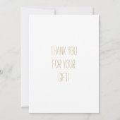 Turquoise Stones Vielen Dank Dankeskarte (Rückseite)