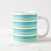 Turquoise Stripe Tee Tasse (Rechts)