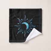 Turquoise Sun Badhandtuch Set (Waschlappen)
