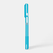 Turquoise-Telefongehäuse iPhone Hülle (Linke Seite)