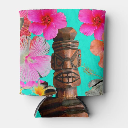 Turquoise Tiki Dosenkühler (Vorderseite)