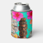 Turquoise Tiki Dosenkühler (Kanne Rückseite)