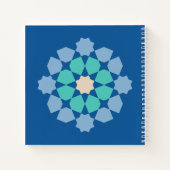 Turquoise Tranquility Medalion Notizblock (Rückseite)