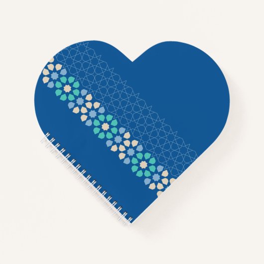 Turquoise Tranquility Rhythm Notizblock (Vorderseite)