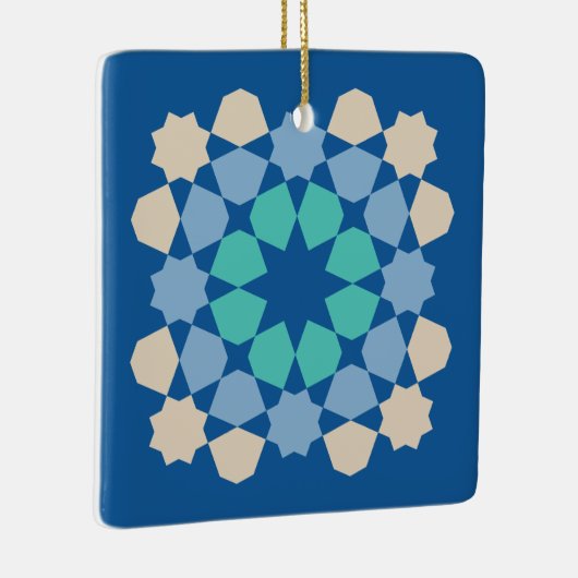 Turquoise Tranquility Tile Keramikornament (Rechts)