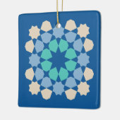 Turquoise Tranquility Tile Keramikornament (Links)