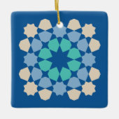 Turquoise Tranquility Tile Keramikornament (Vorderseite)