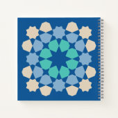 Turquoise Tranquility Tile Notizblock (Rückseite)