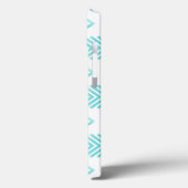 Turquoise Tribal Arrow-Muster Case-Mate iPhone Hülle (Rückseite / Links)