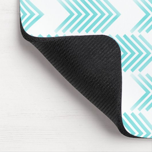 Turquoise Tribal Arrow-Muster Mousepad (Ecke)