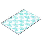 Turquoise Tribal Arrow-Muster Notizblock (Linke Seite)