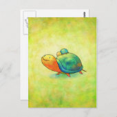 Turquoise Turtles Postcard Postkarte (Vorne/Hinten)
