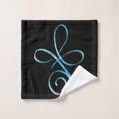 Turquoise Unconditional Love Badhandtuch Set (Waschlappen)