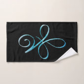 Turquoise Unconditional Love Badhandtuch Set (Handtuch)