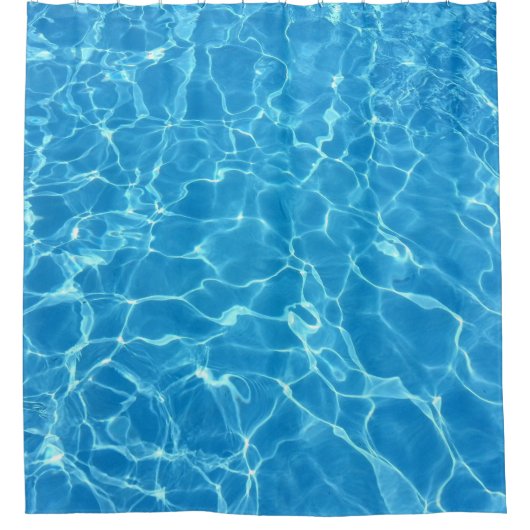 Turquoise Water Duschvorhang (Vorderseite)