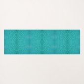 Turquoise waters pattern yogamatte (Rückseite (Horizontal))