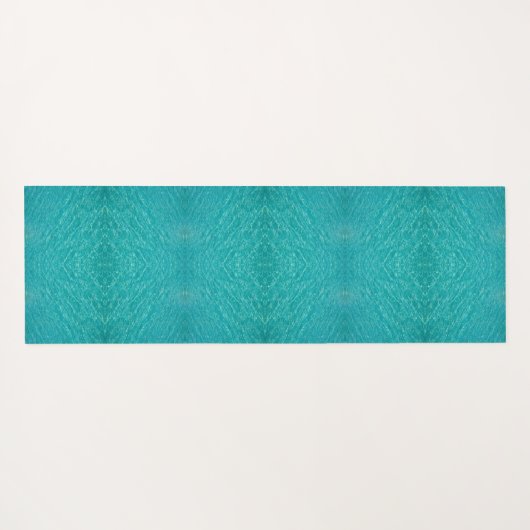 Turquoise waters pattern yogamatte (Rückseite (Horizontal))