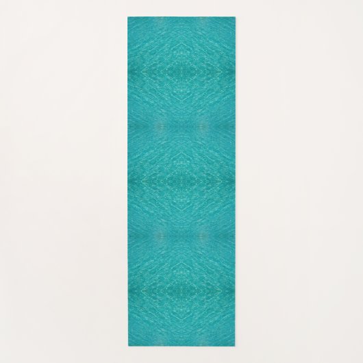 Turquoise waters pattern yogamatte (Vorderseite)