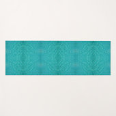 Turquoise waters pattern yogamatte (Vorderseite (Horizontal))