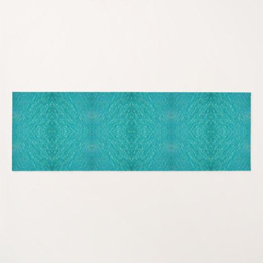 Turquoise waters pattern yogamatte (Vorderseite (Horizontal))