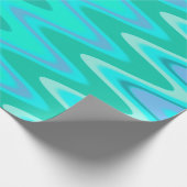 Turquoise Waves Geschenkpapier (Ecke)