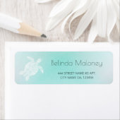 Turquoise White Turtle Coastal (Insitu)