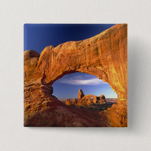 Turret Arch, Arches National Park, Utah, USA Button