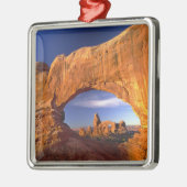 Turret Arch, Arches National Park, Utah, USA Silbernes Ornament (Links)