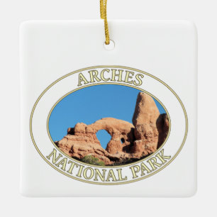 Turret Arch at Arches National Park in Moab, Utah Keramikornament