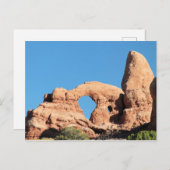 Turret Arch at Arches Nationalpark, Moab UT Postkarte (Vorne/Hinten)