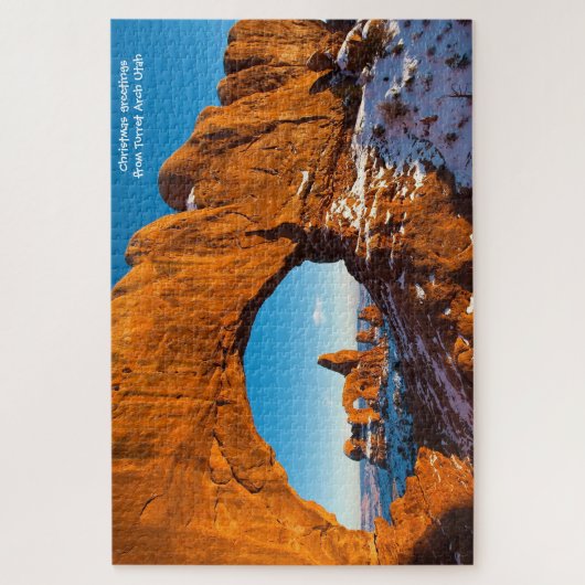 Turret Arch Utah Jigsaw Puzzle (Vertikal)