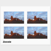 Turret Arte e Cultura Rechteckiger Aufkleber (Blatt)