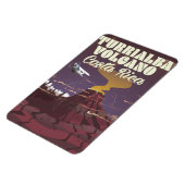 Turrialba Vulkan Costa rica Reiseplakat Magnet (Linke Seite)