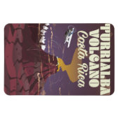 Turrialba Vulkan Costa rica Reiseplakat Magnet (Horizontal)