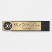 Türschilder für das Gold-Logo für die Türsignatur Türschild (Vorderseite )