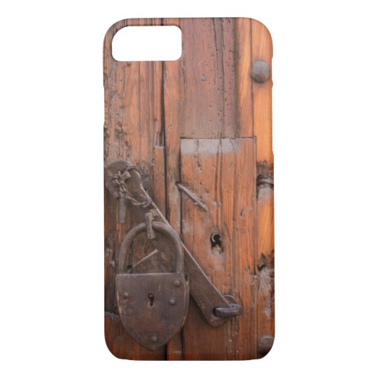 Türschloss aus Holz Case-Mate iPhone Hülle (Rückseite)