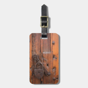Türschloss aus Holz Gepäckanhänger